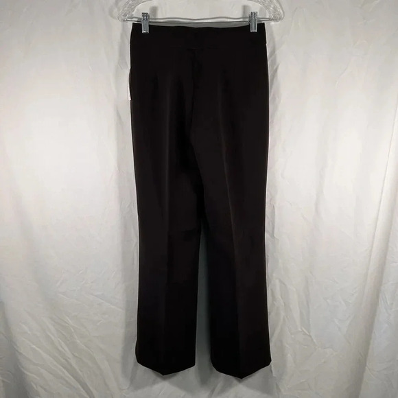 Tahari Dress Pants Women's 2P Petite Brown Button Zip Arthu S. Levine - Picture 5 of 9